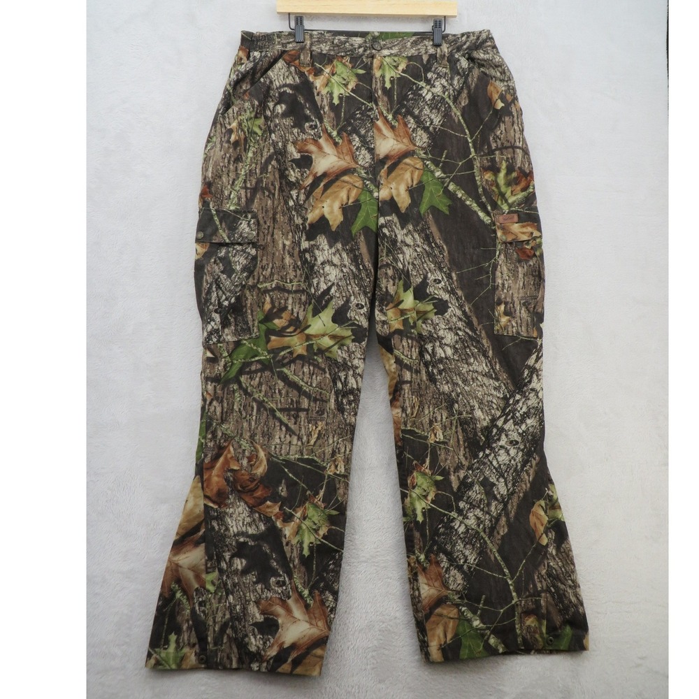 Woolrich Mossy Oak Break Up Camo Hunting Cargo Pants XL Lined Outdoor Guide